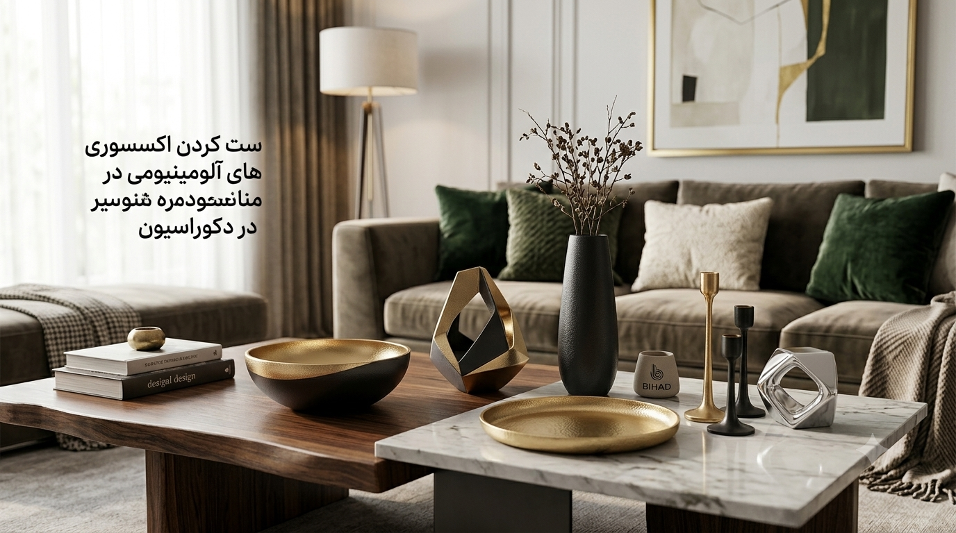 هنر چیدمان با فلزات؛ چطور اکسسوریهای آلومینیومی را در خانه ست کنیم؟