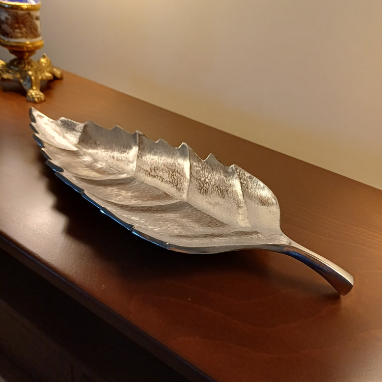 modern-tropical-leaf-aluminum-fruit-bowl-side