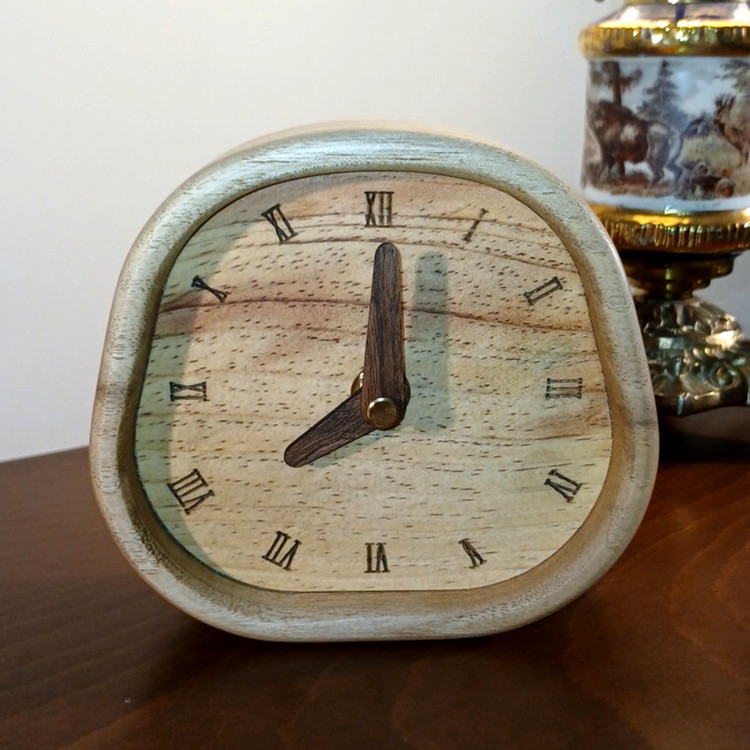 decorative wooden clock