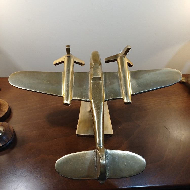 ماکت هواپیمای دکوراتیو کلاسیک «اوج» (Owj) - جنس آلومینیوم صیقلی