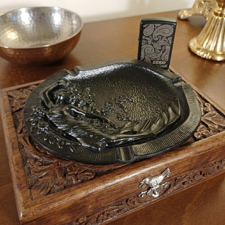 زیرسیگاری مدرن آلومینیومی طرح پری دریایی