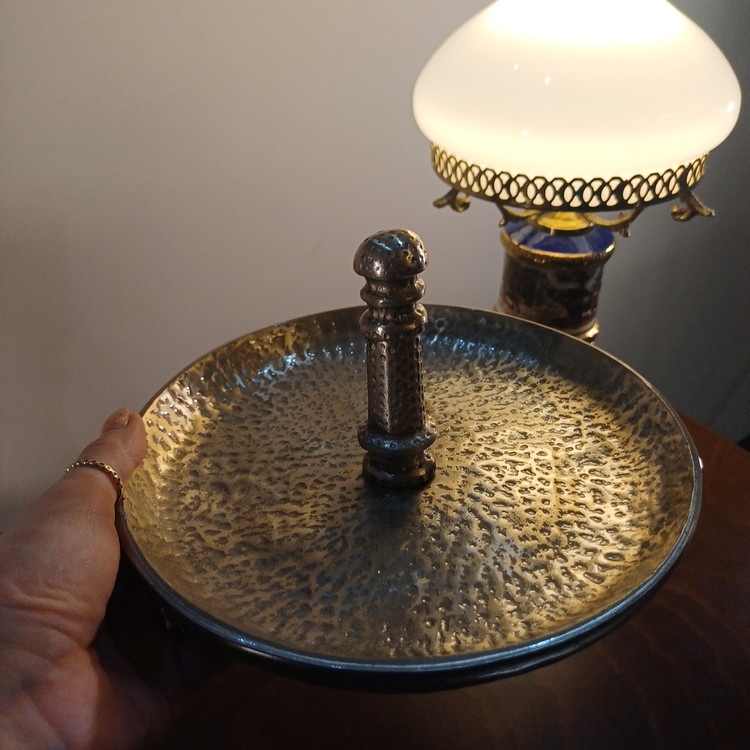 Mini aluminum serving dish for finger food and snacks