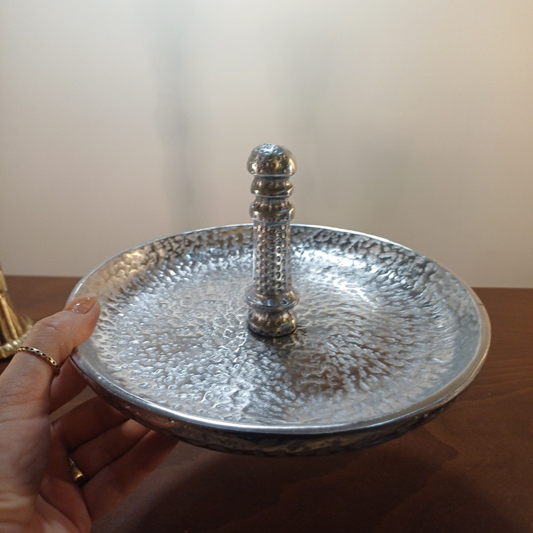 ظرف پذیرایی آلومینیومی مینی طرح چکشی