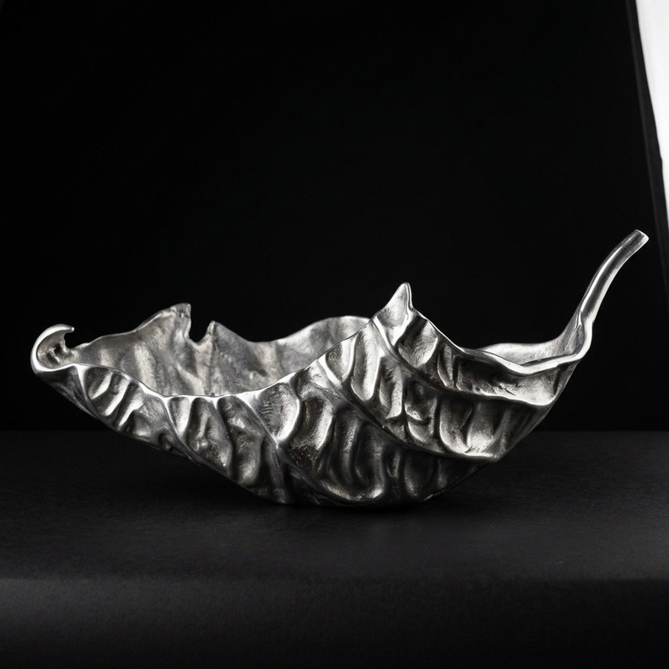Chin-Barg decorative aluminum serving bowl