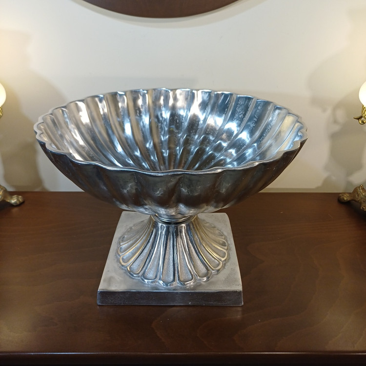 Golazin decorative aluminum serving bowl